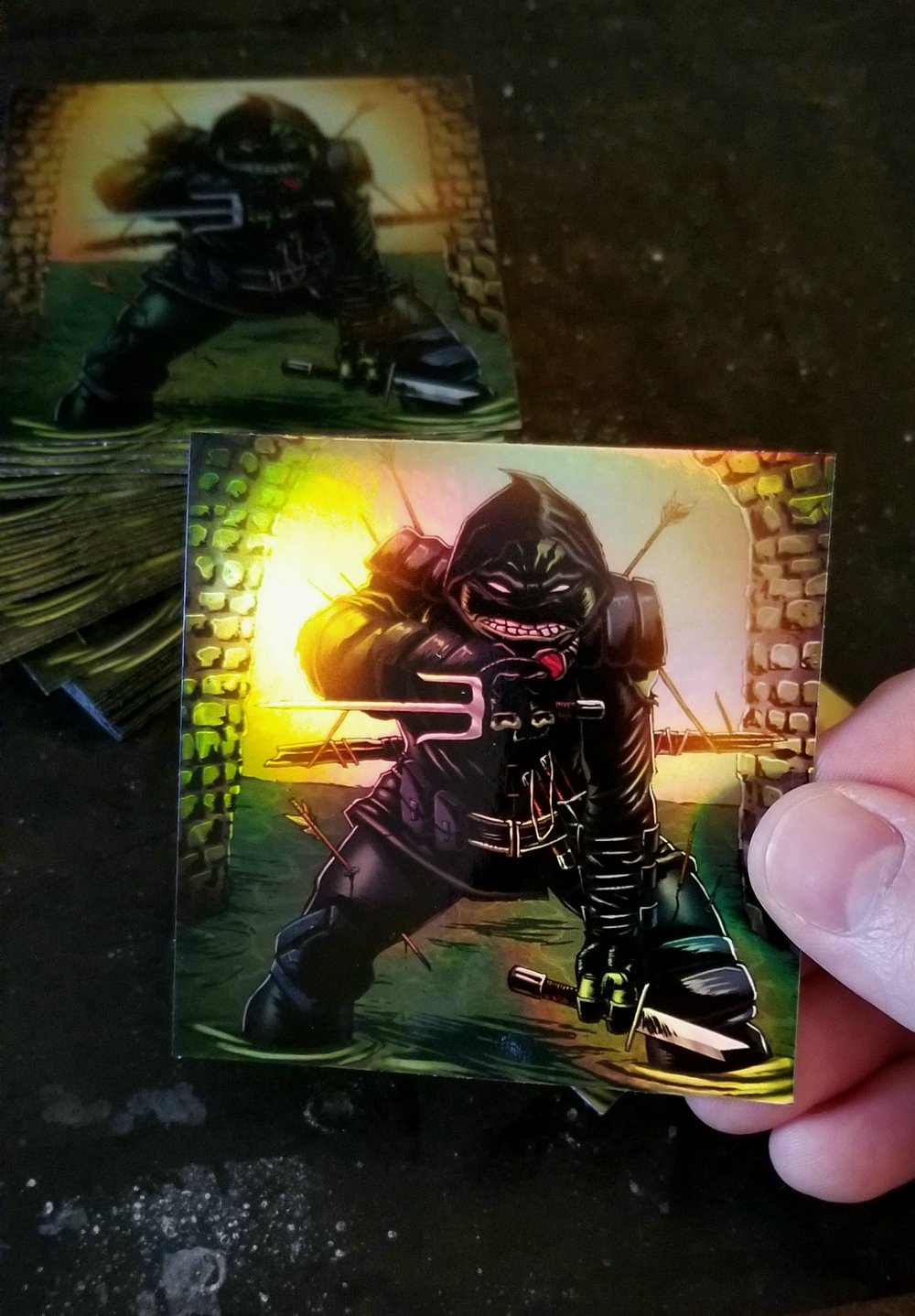 "FOR MY FAMILY" - The Last Ronin Limited Holographic Sticker