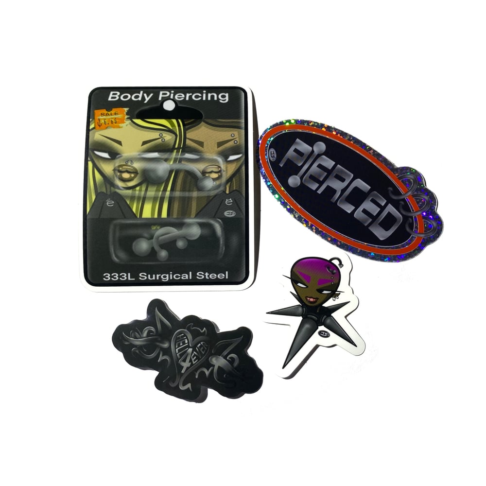 Pierced Sticker Pack