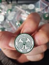 coatbridge shamrock club crest metal pin badge