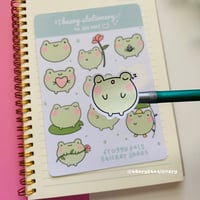 Image 2 of Froggy Pals Sticker Sheet 