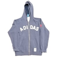 Adidas full zip cozy hoodie embroidered size M