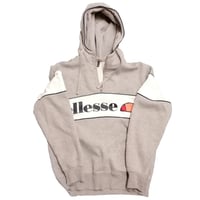 Ellesse logo quarter zip hoodie size S 