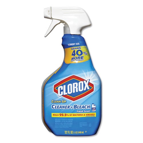 Image of Clorox Clean-Up Cleaner & Bleach, 32oz Spray Bottle, Fresh Scent