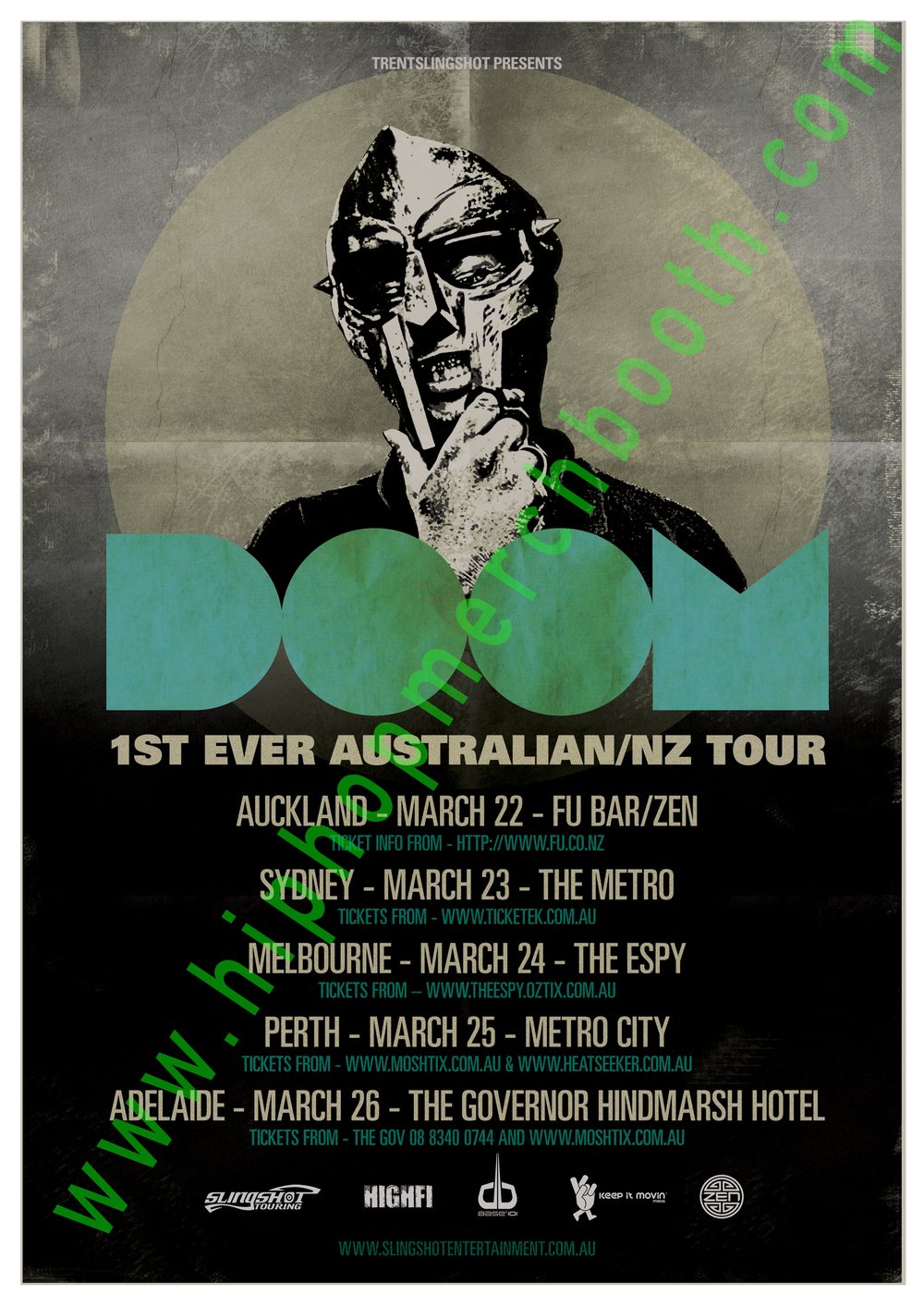 mf doom tour poster