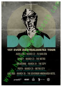 Image 3 of MF DOOM - framed tour poster