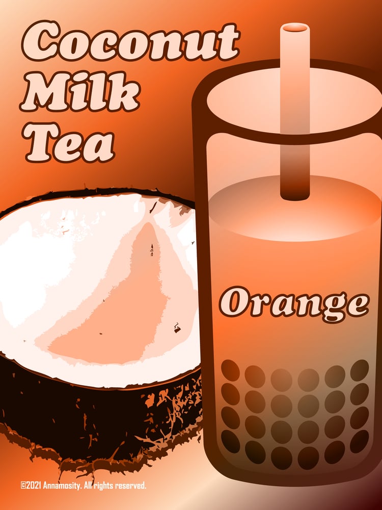 Image of Coconut Milk Tea - Orange