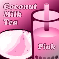 Image 1 of Coconut Milk Tea - Pink