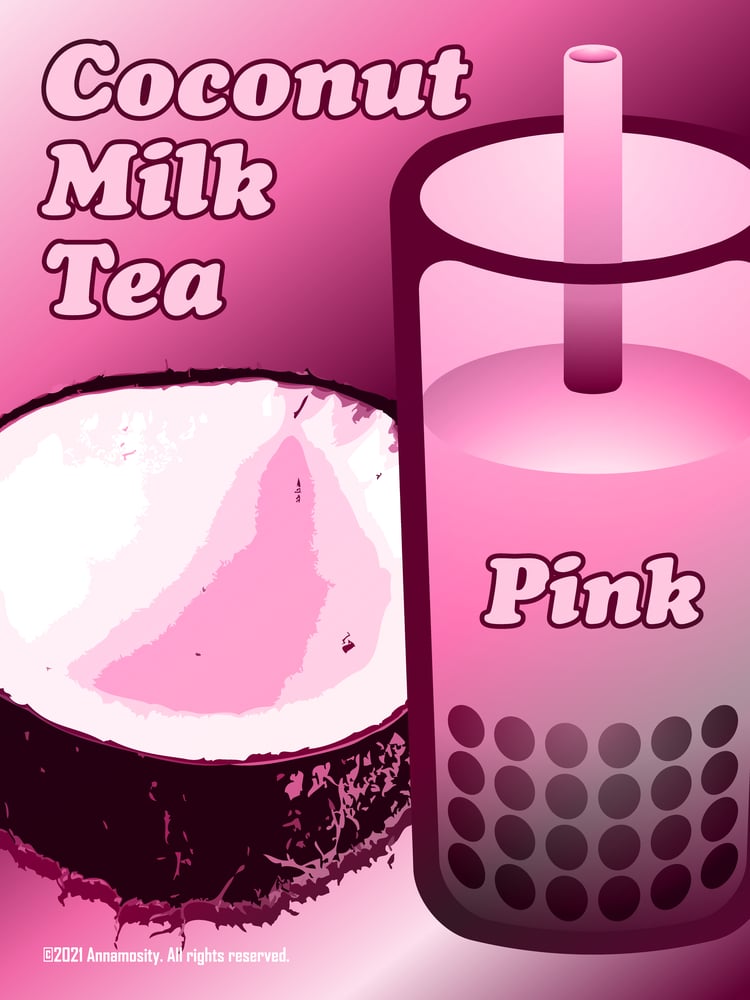 Image of Coconut Milk Tea - Pink