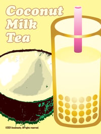 Image 2 of Coconut Milk Tea - Regular