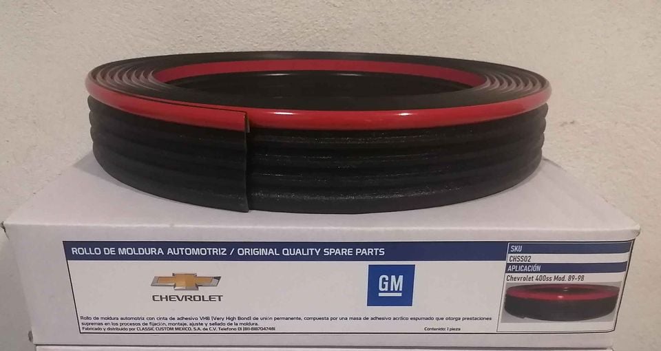 Body Side Molding Red / Black 400ss Mex.Style Truck fits 198899