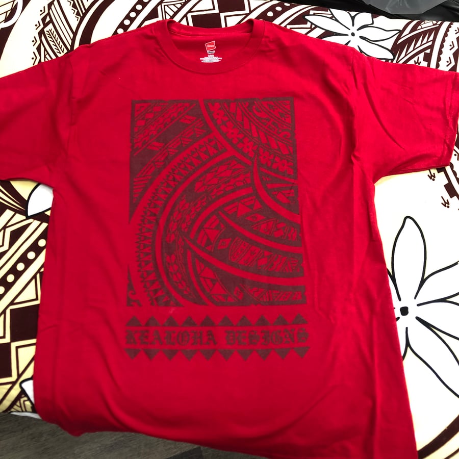Image of 2.0 All Tribal Red Shirt (Dark)