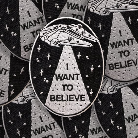 Image of I Want To Believe patch