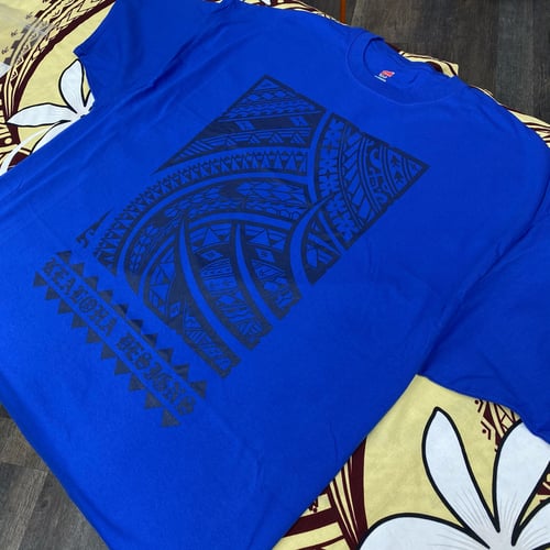 Image of 2.0 All Tribal Blue Shirt (Dark)