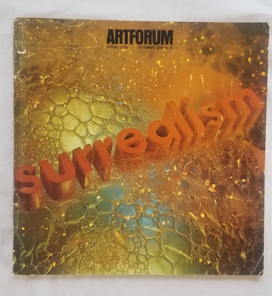Image of Ed Ruscha "SURREALISM" Art Forum cover 3
