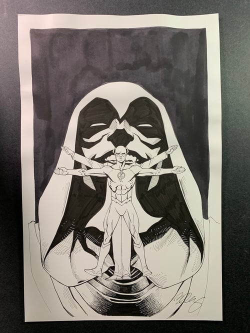 Image of FLASH #764 COVER original art