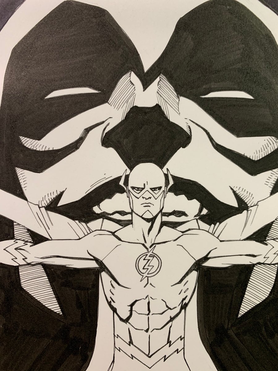 Image of FLASH #764 COVER original art