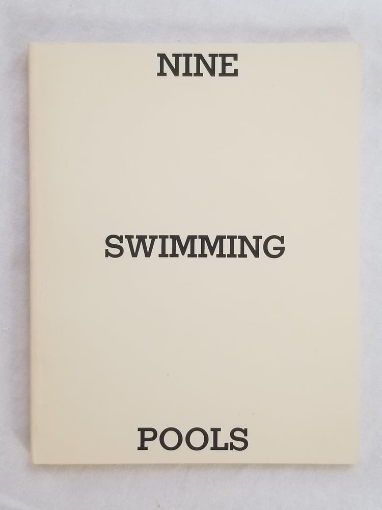 Image of Edward Ruscha Nine Swimming Pools and Broken Glass 1st ed