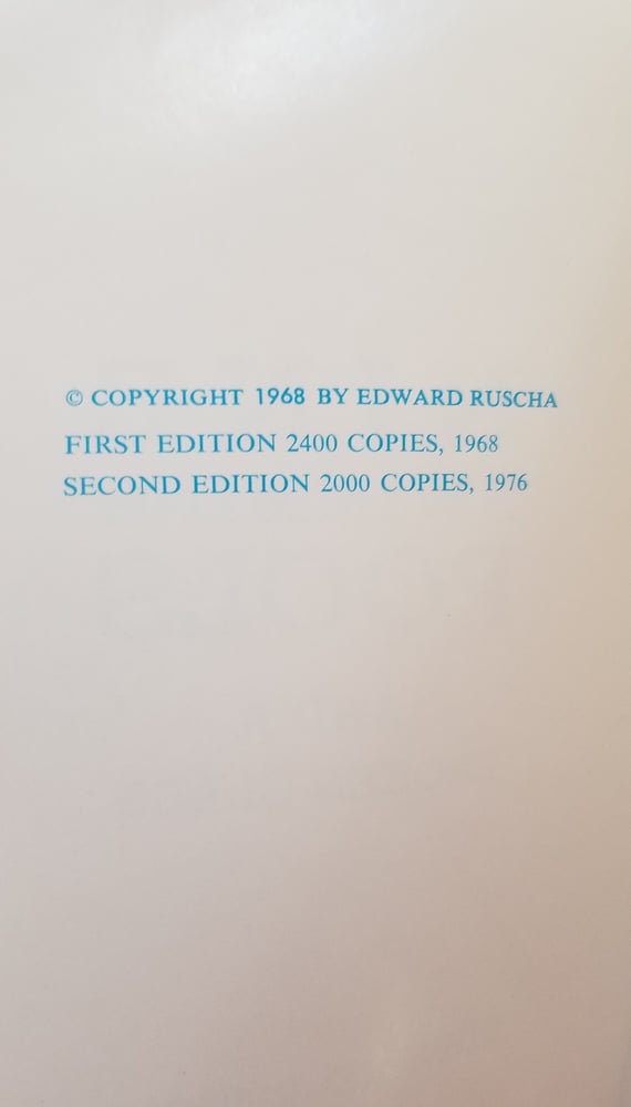 Image of Edward Ruscha Nine Swimming Pools and Broken Glass 1st ed