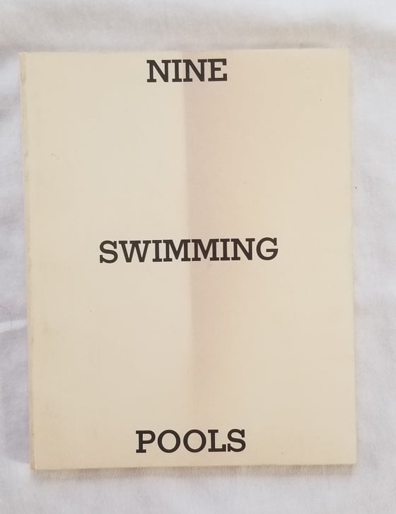 Image of Edward Ruscha Nine Swimming Pools and Broken Glass 1st ed 2
