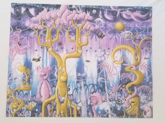 Image of Kenny Scharf Bear Jungle Poster