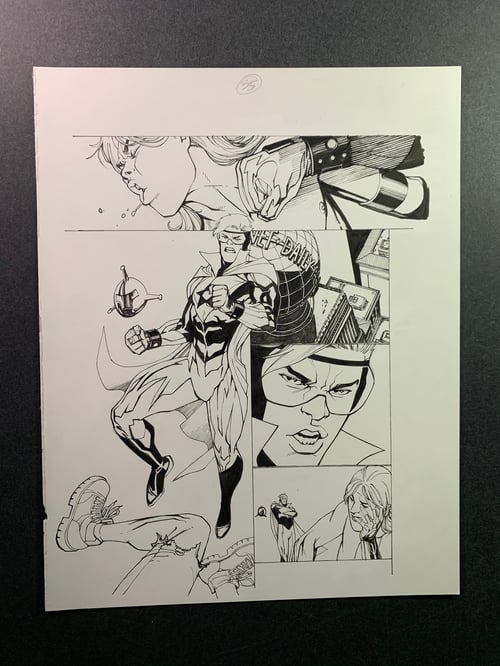 Image of GENERATIONS : SHATTERED #1 page35 original interior art
