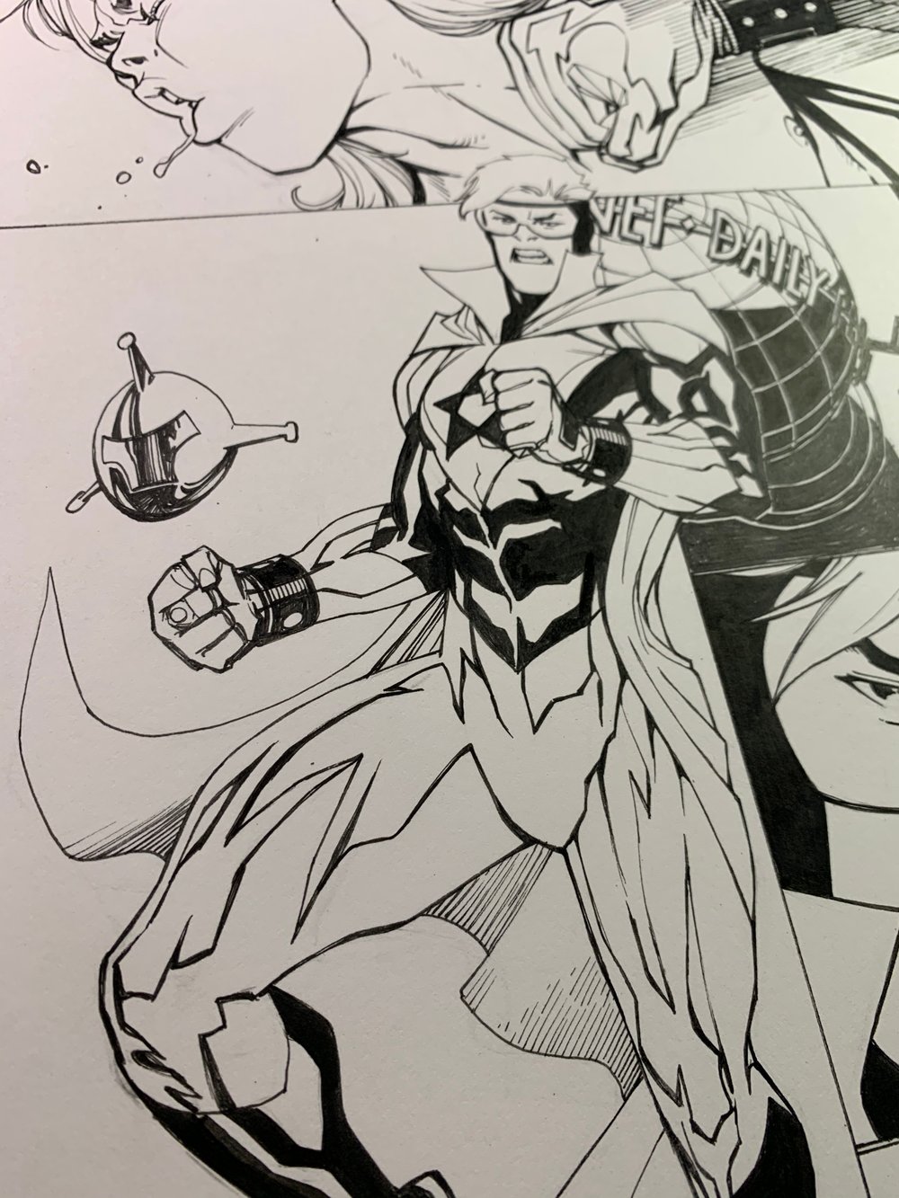 Image of GENERATIONS : SHATTERED #1 page35 original interior art