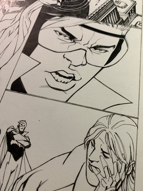 Image of GENERATIONS : SHATTERED #1 page35 original interior art