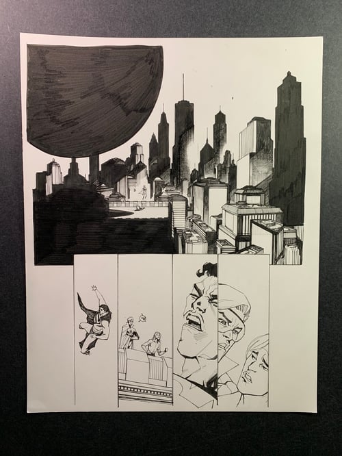 Image of GENERATIONS : SHATTERED #1 page36 original interior art