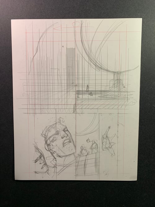 Image of GENERATIONS : SHATTERED #1 page36 original interior art