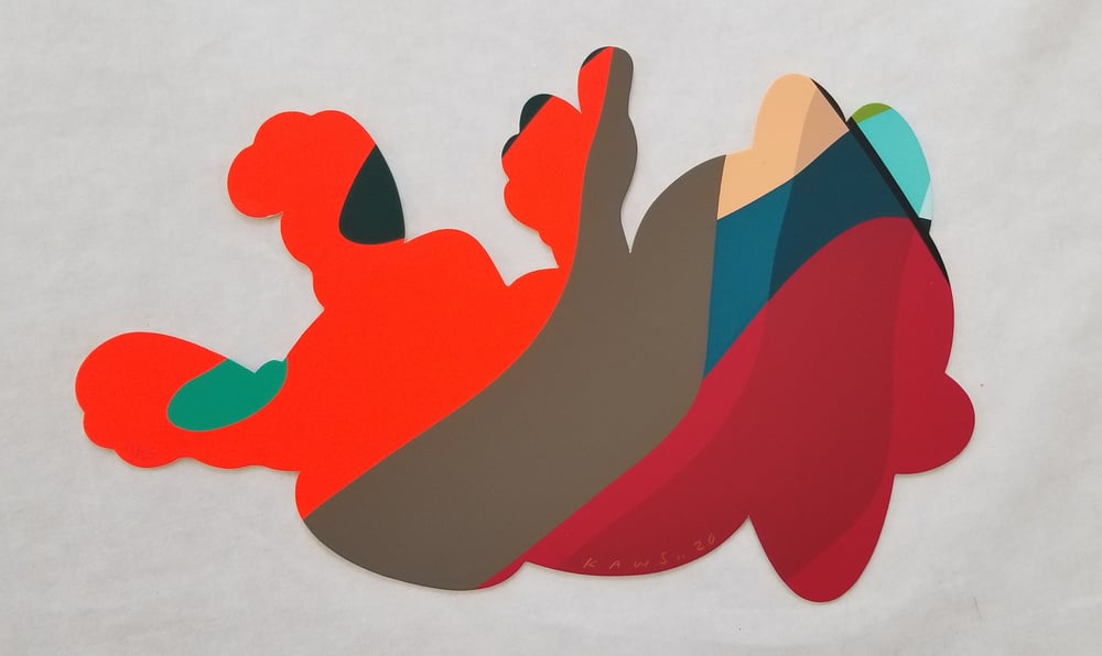 Image of KAWS Garfield Charity Print