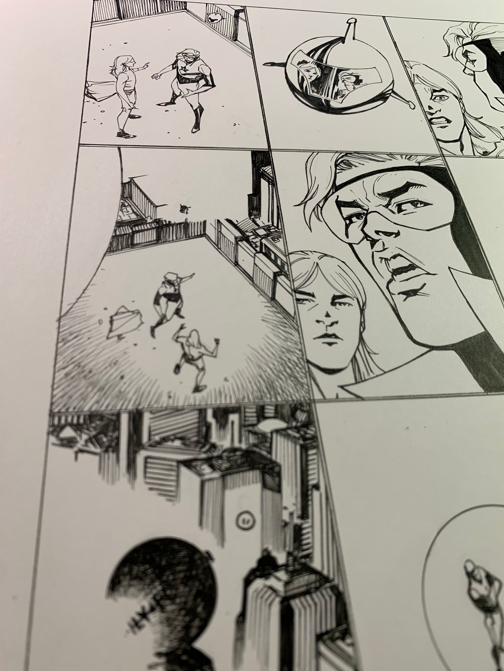 Image of GENERATIONS : SHATTERED #1 page37 original interior art