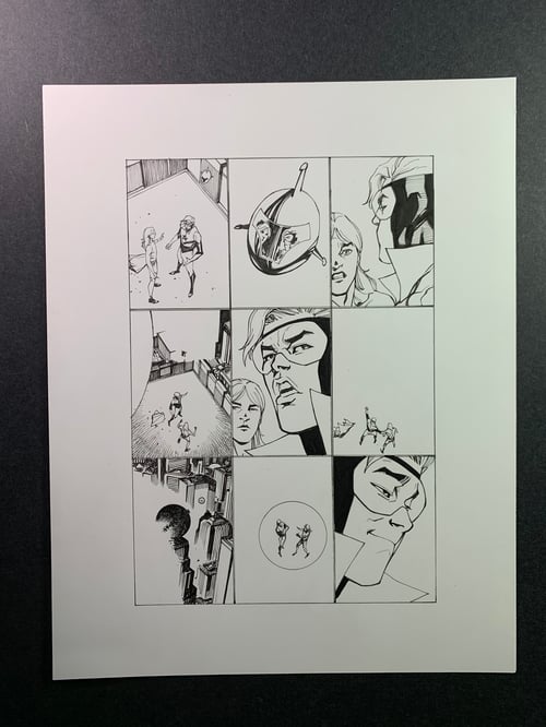 Image of GENERATIONS : SHATTERED #1 page37 original interior art