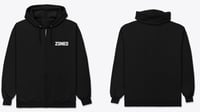 Zoned Glitched Zip Hoodie