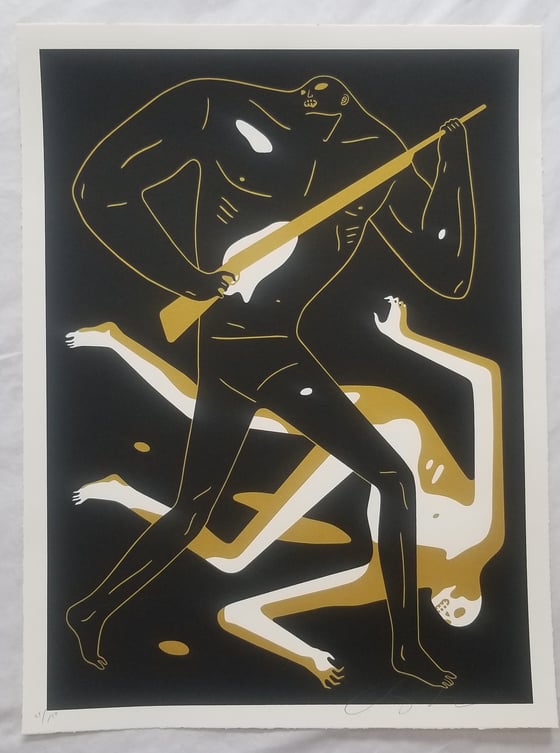 Image of CLEON PETERSON "DOOM ALONE" BLACK/ GOLD