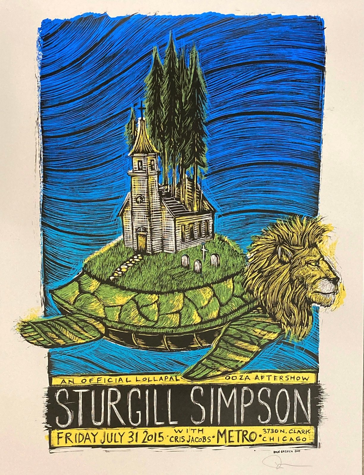 Sturgill Simpson 2015 | Ground Up Press: Artwork By Dan Grzeca