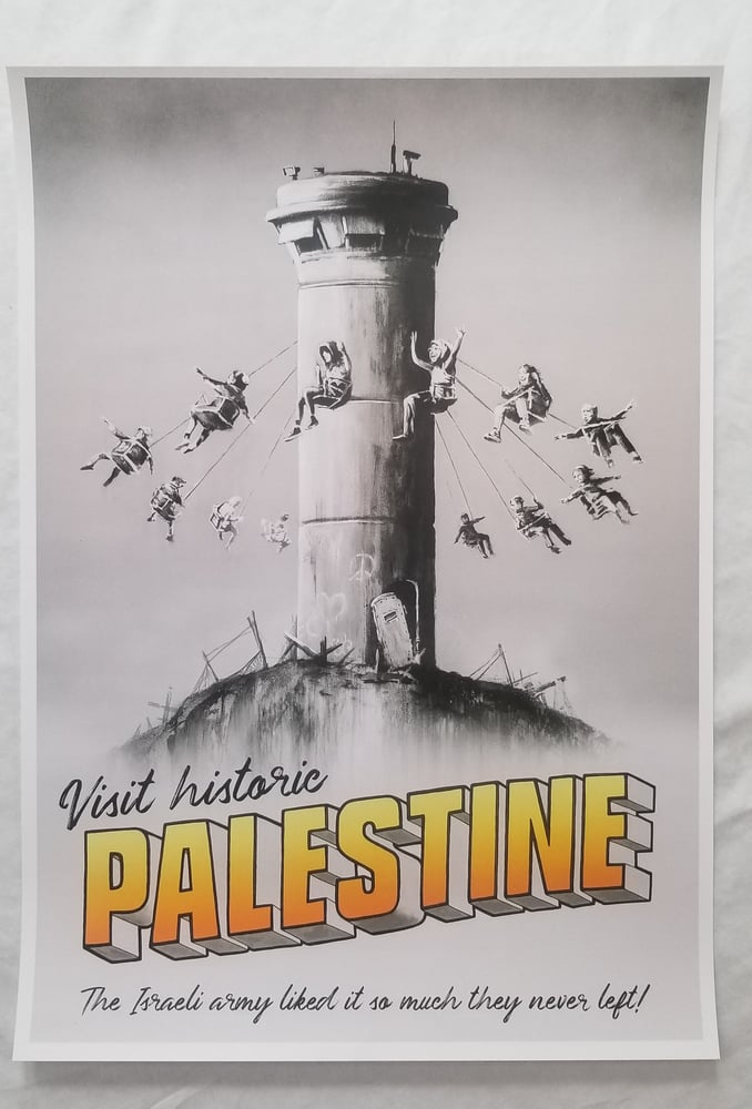 Image of Banksy Palestine Poster