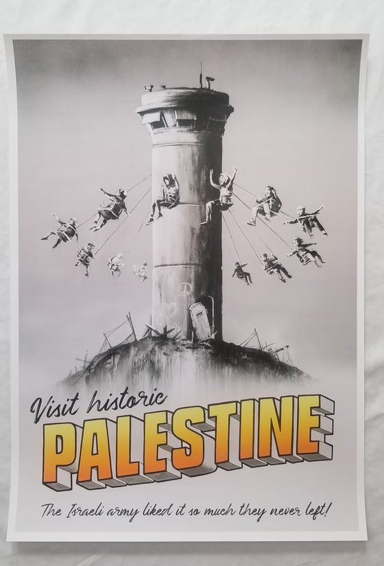 Image of Banksy Palestine Poster