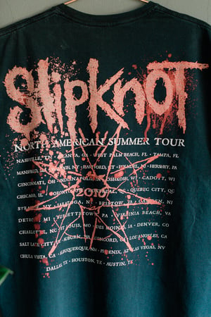 Image of 2010 Slipknot U.S Tour Tee