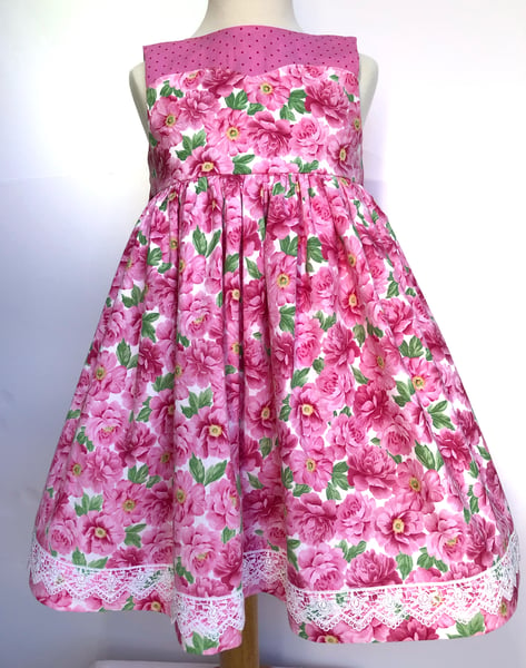 Image of Pink Floral    RTS size 6 only