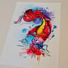 Mushu A4 Print