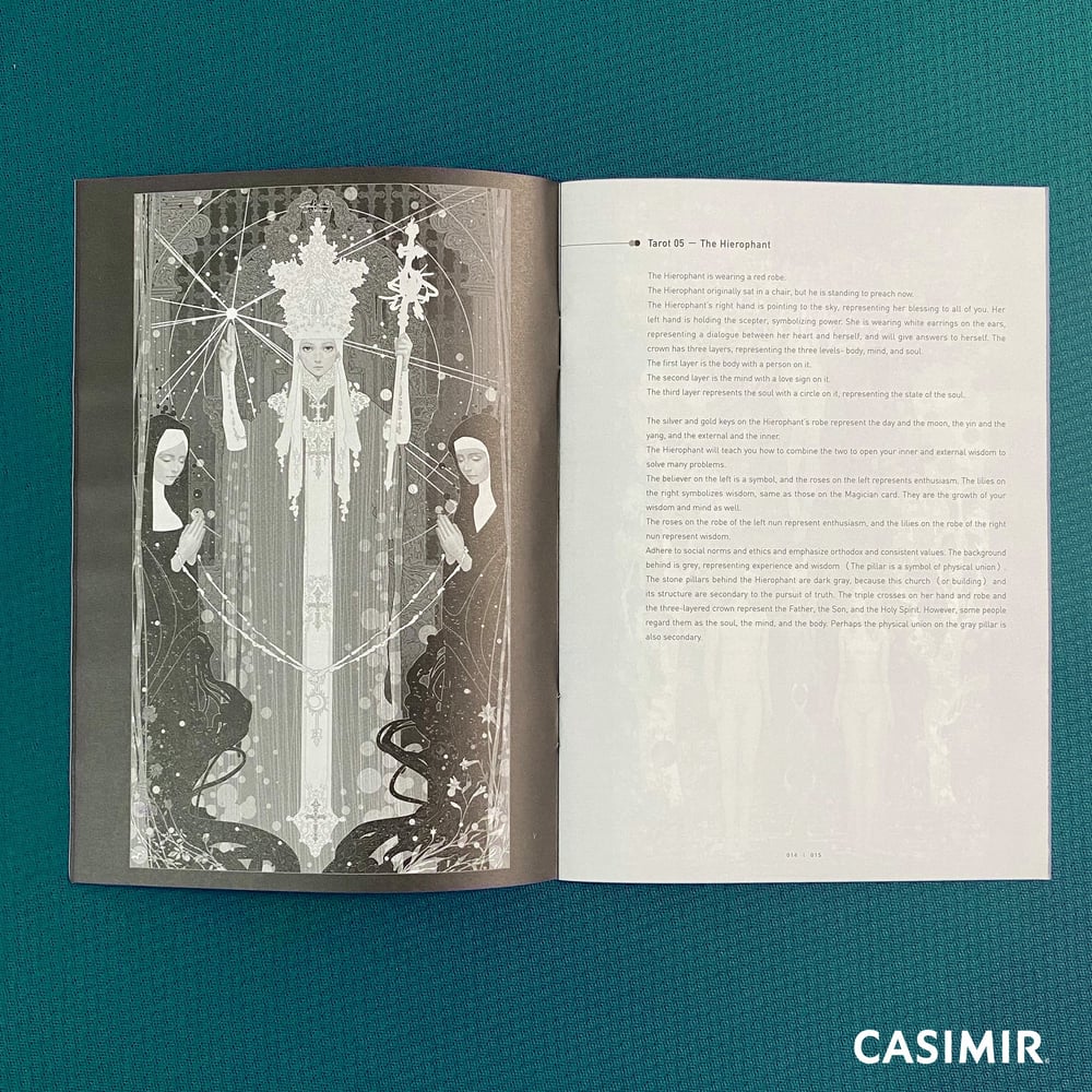 CASIMIR ART 22 Tarot Cards + ArtBook + English Translation Manual + Box