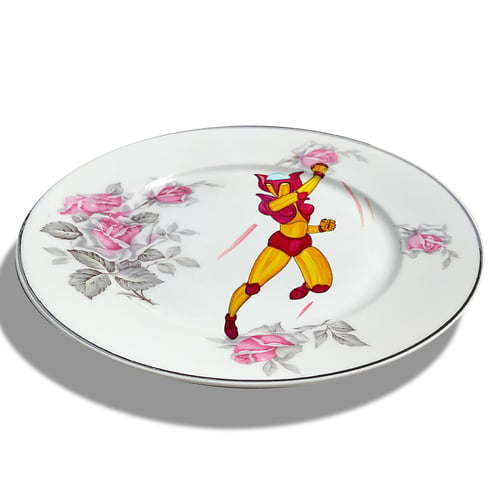 Image of Afrodita A - Vintage French Porcelain Plate - #0736