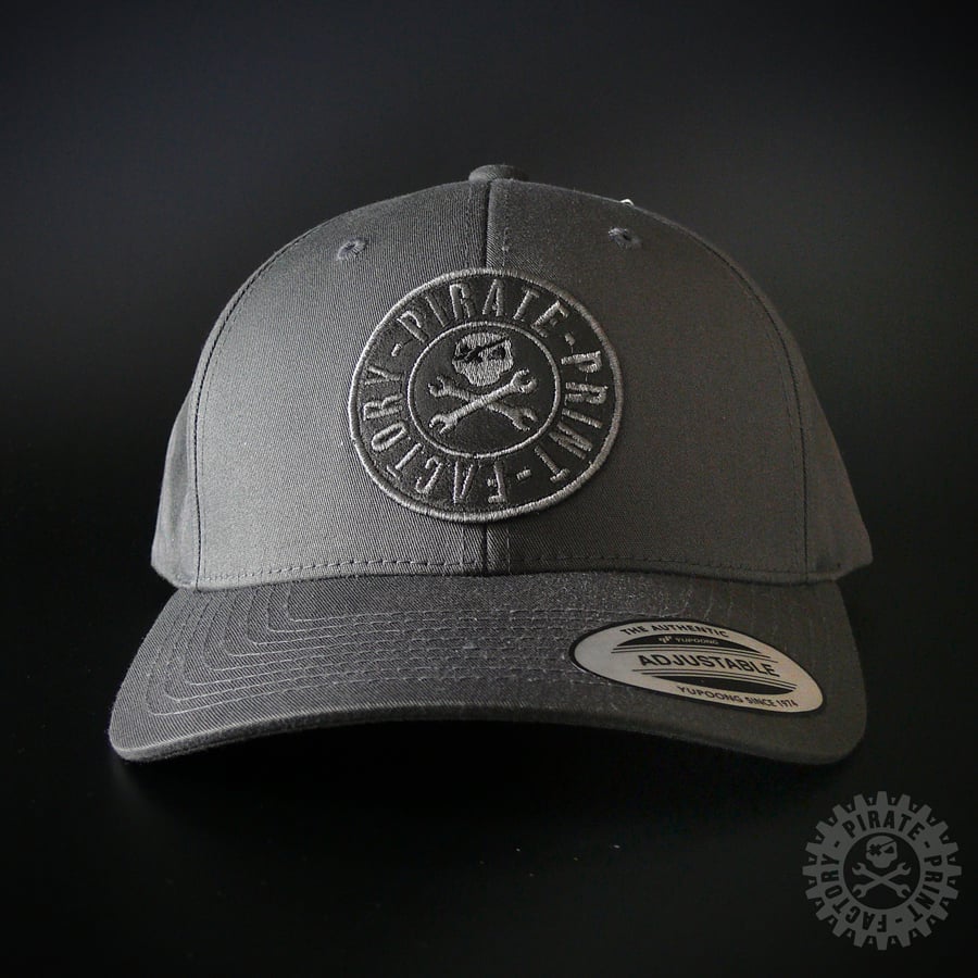 Image of ADJUSTABLE CAP STAMP DARK GREY