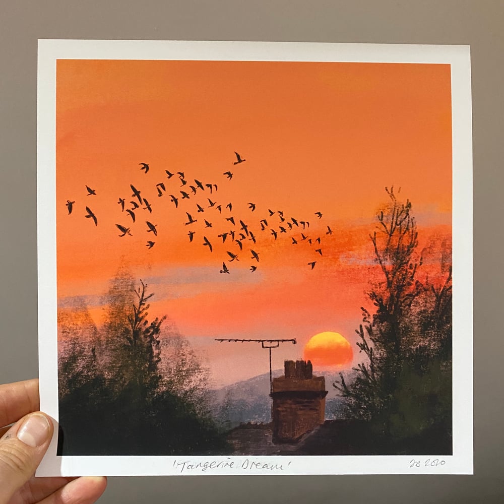 Image of ‘Tangerine Dream’ archive quality print