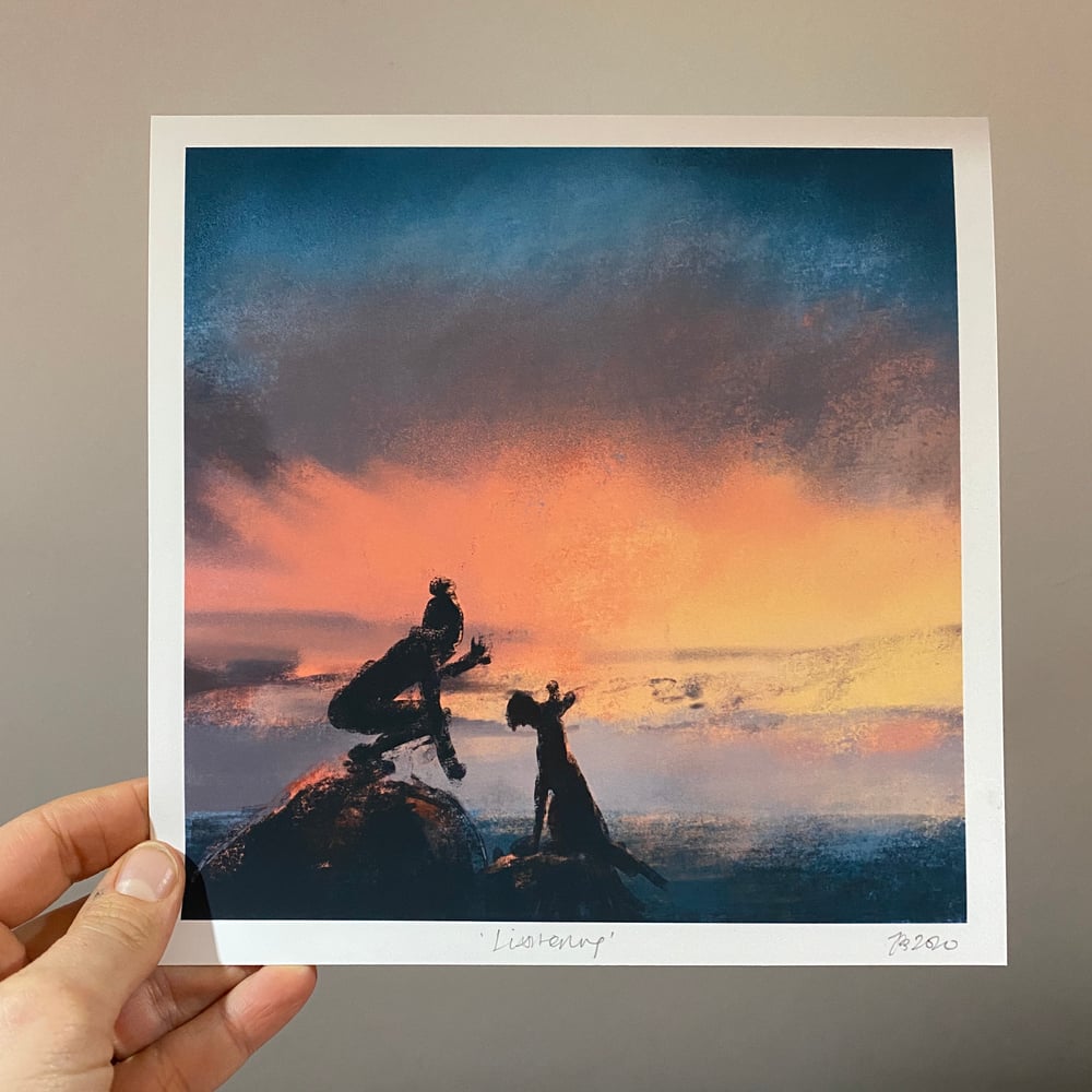 Image of ‘Listening’ Archive Quality Print