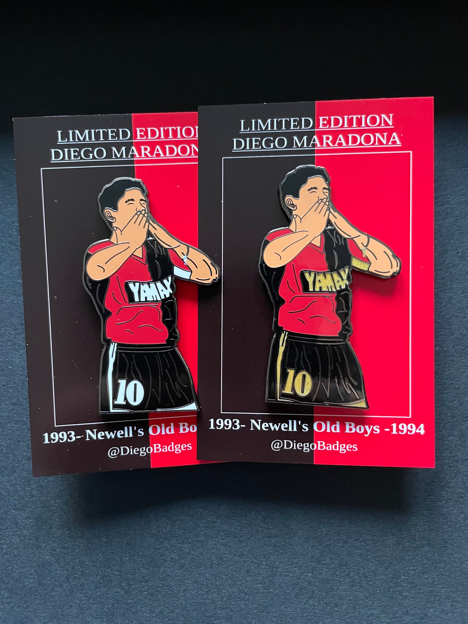 Series 6 - Newells Old Boys & Messi Double Pack | DiegoBadges