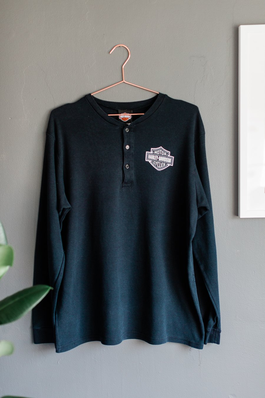 Vintage Harley Henley Chicago Long Sleeve | babecave
