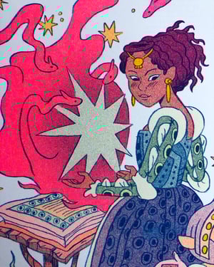 A Spell and a Song Risograph Print
