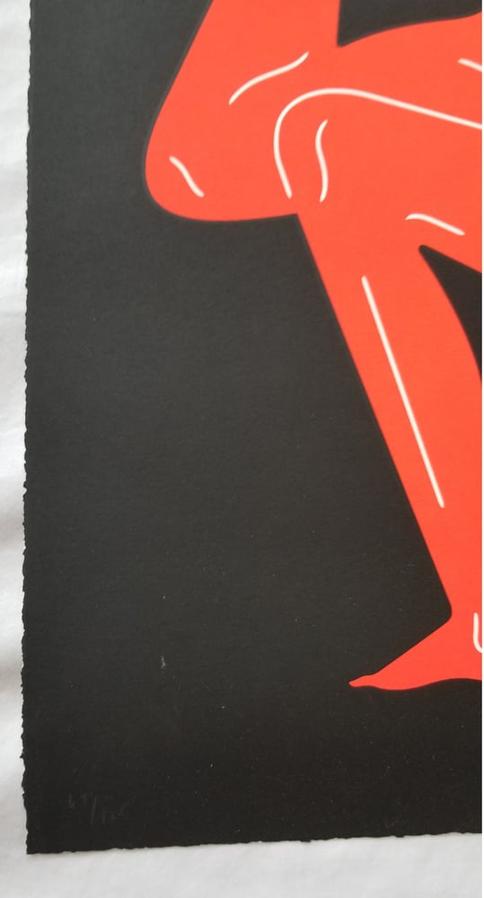 Image of CLEON PETERSON  WORLD ON FIRE ART PRINT BLACK VARIANT