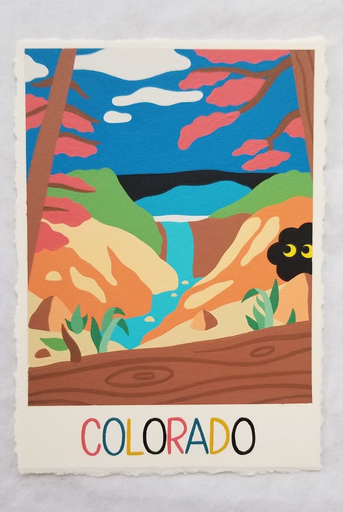 Image of Dabs Myla Original Art Colorado
